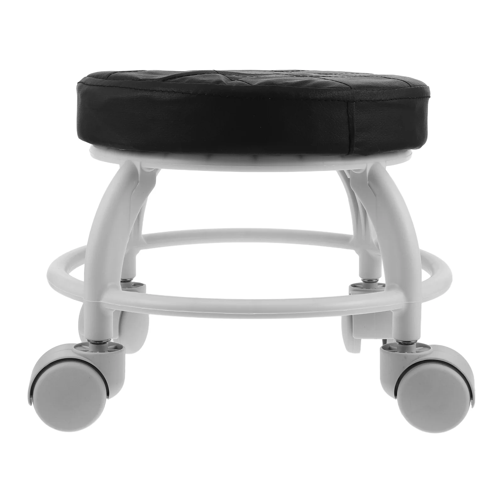 Heavy Duty Universal Wheel Beauty Pedicure Stool Small Round Seat Spa Foot Stools With Wheels Workbench Rolling Chair Massage
