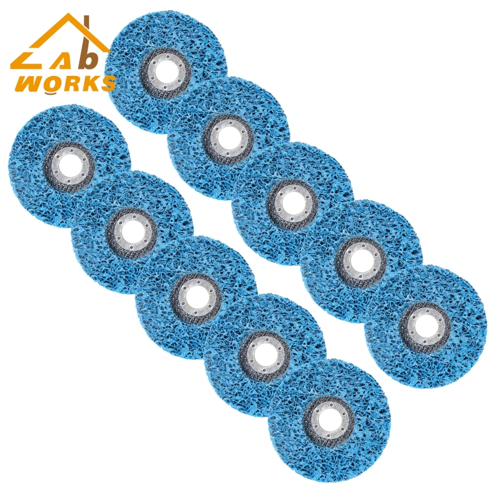 

Quick Change 10 Pack 4.5"x7/8" Easy Strip 4-1/2" Discs Remove Paint Rust & Clean