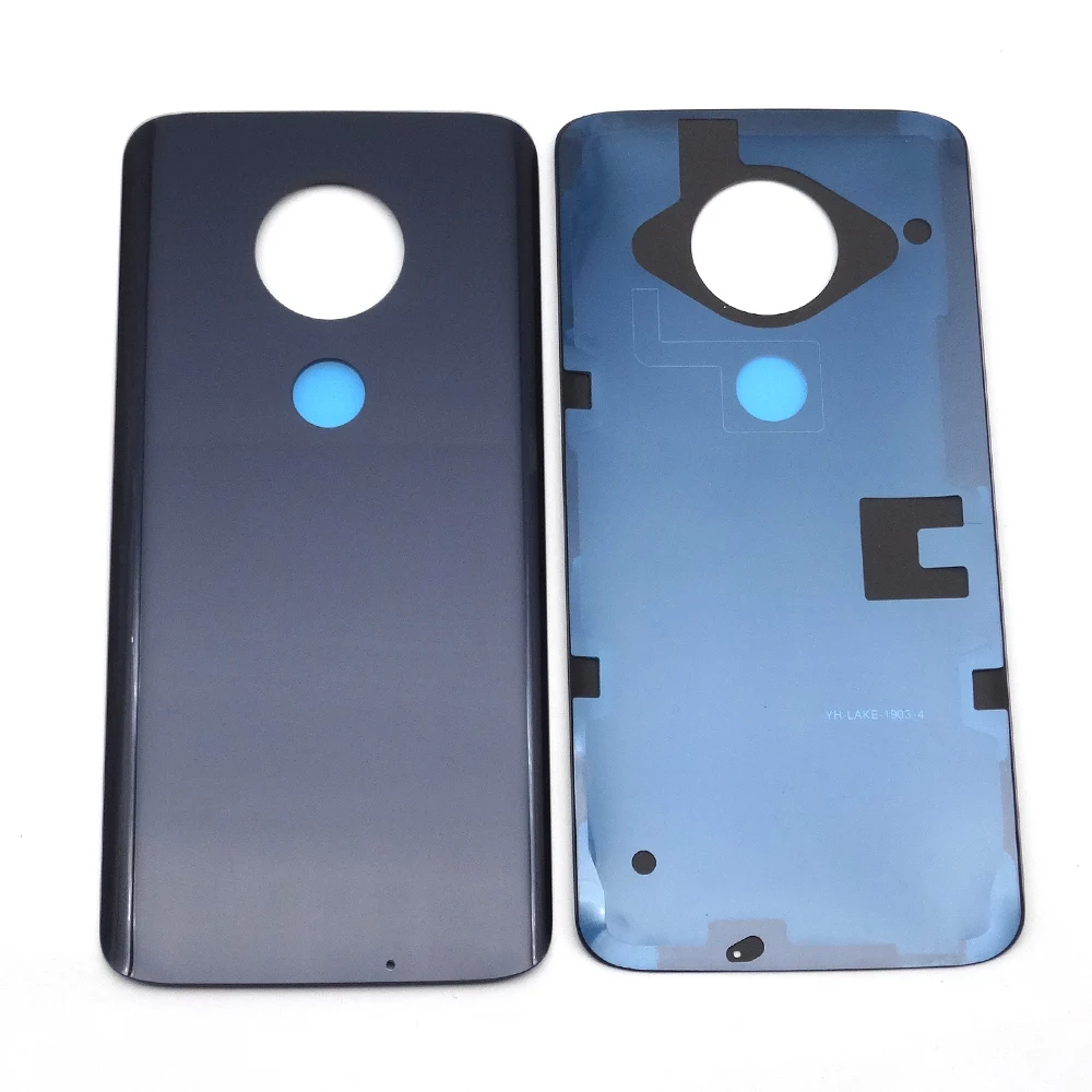 Enhanced Back Glass Battery Cover Rear Door Housing Panel for Motorola Moto G7 Plus