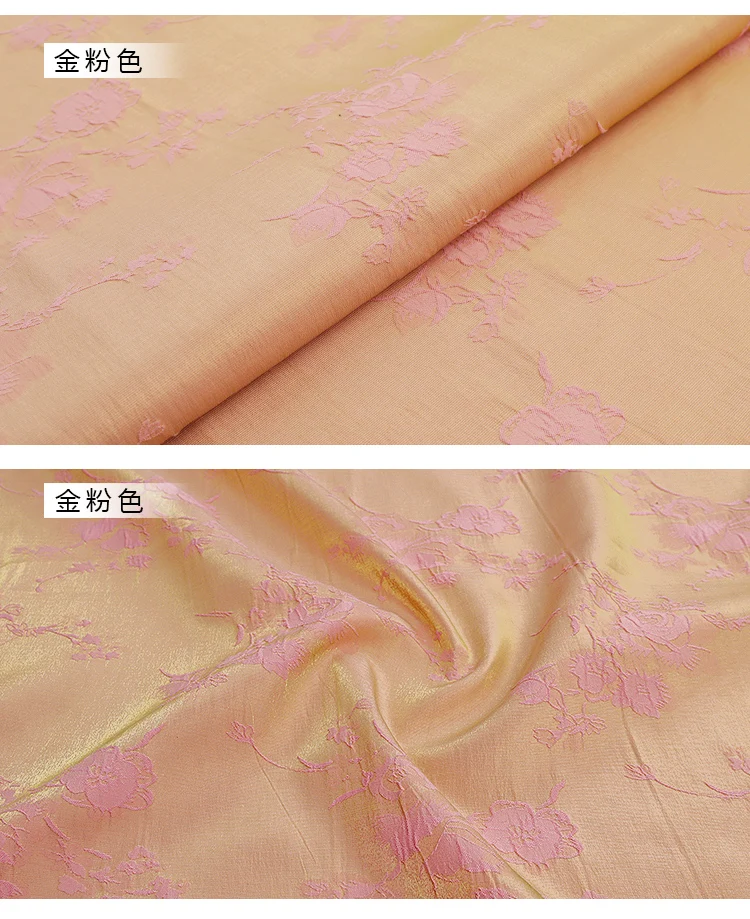 100 x 145 cm, Streaming-Brokat-Jacquard-Brokat-Kleidungsstoffe für die Herstellung von Oberteilen, Cheongsams und Kleidern, handgefertigte DIY-Stoffe – Detail 6
