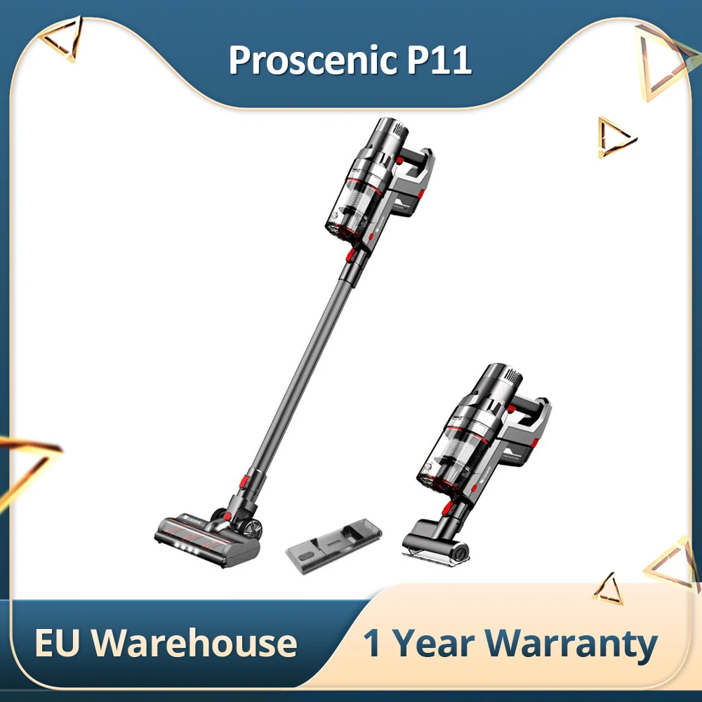 Proscenic P11 25kpa Cordless Bagless Stick Vacuum Cleaner Suction With