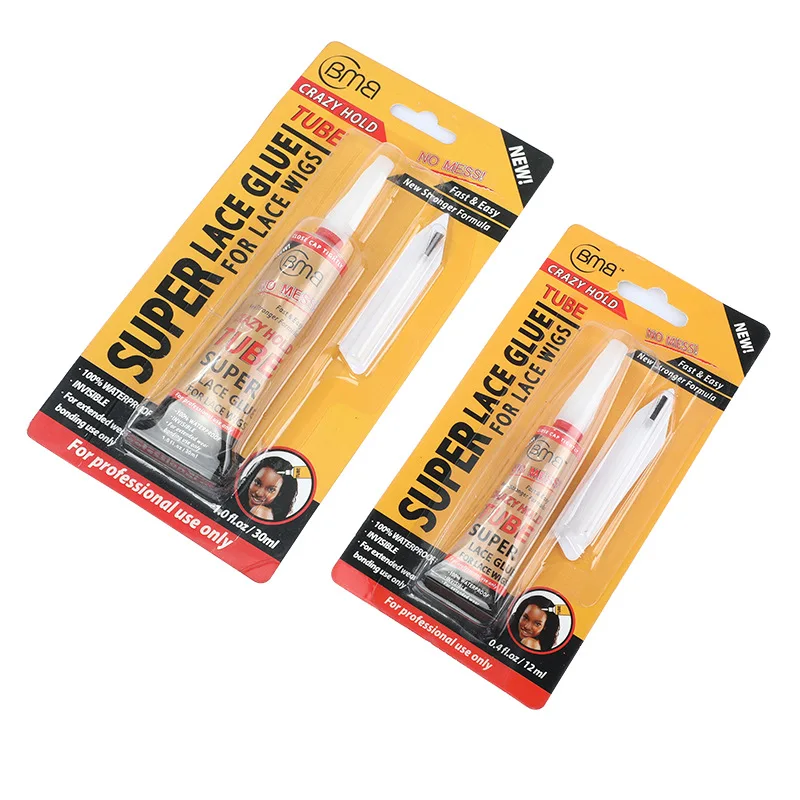 BMB Crazy Lasting TUBE Super Lace Glue Waterproof Wig Bonding Glue Hair Replacement Adhesive Strong Hold Transparent Hair Glue 2