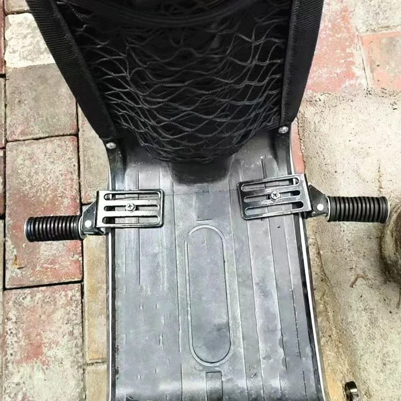 Foldable Universal Motorcycle Foot Rests 1Pair Passenger Foot Anti-Slip Hanging Step Aluminum Alloy Original Floorboard Parts
