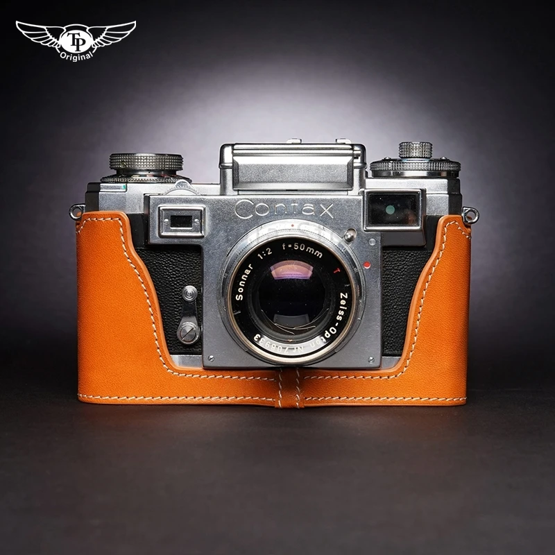 Custodia Per Fotocamera In Vera Pelle Di Vacchetta Per Fotocamera Da Lavoro Manuale Custodia Per Custodia Protettiva Zeiss Ikon Contax Iiia Iia Custod