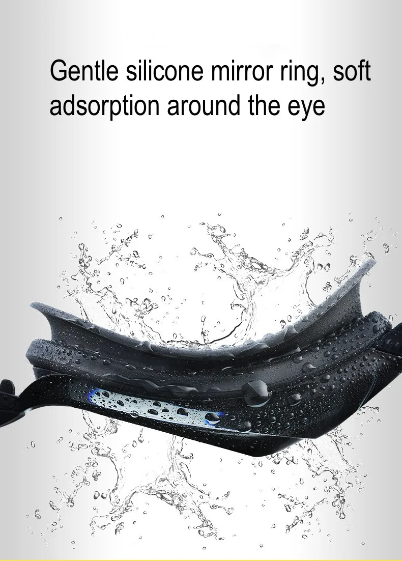361°professional potápěčská ochranné brýle nemlžící se UV ochrana nastavitelný plavat brýle muži ženy vodotěsný silikon surfování brýle