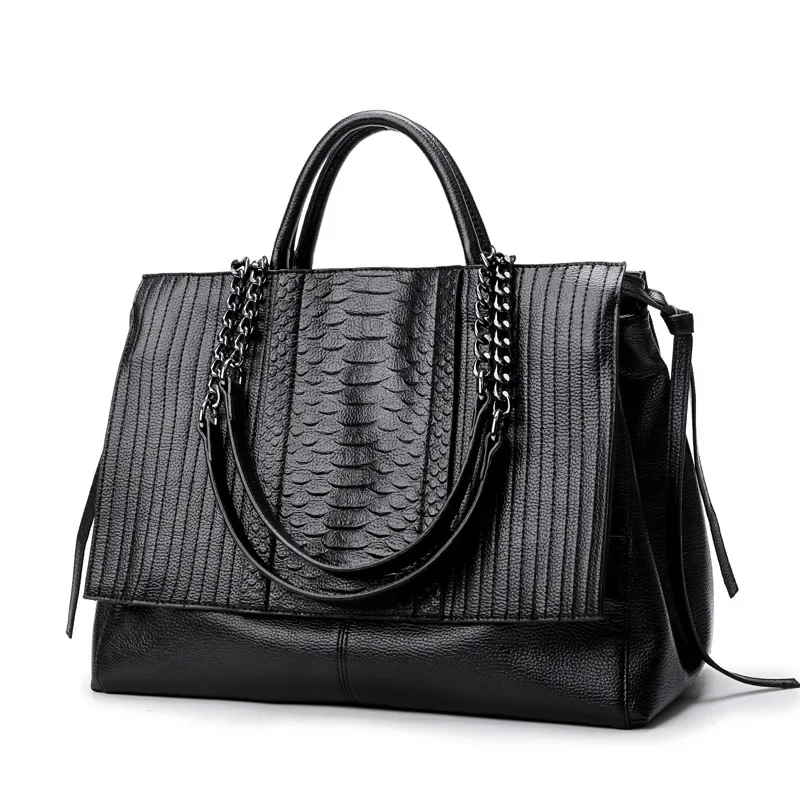 Elegant Tote Bag With Zipper, Women's Trendy Handbag, Vintage Leather Crossbody Bag Shoulder Bag For Work