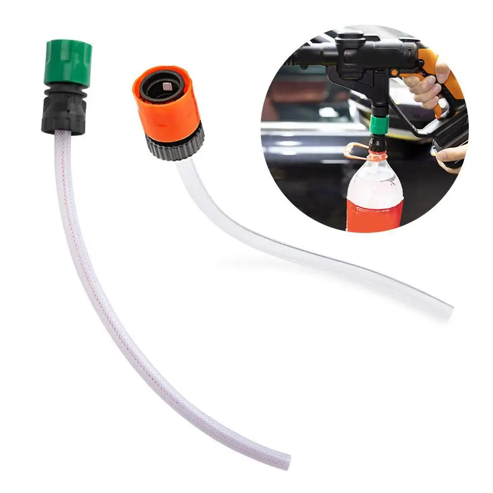 Pressure Washer Suction Tube Pipe Adaptor Bottle Cap Connector With