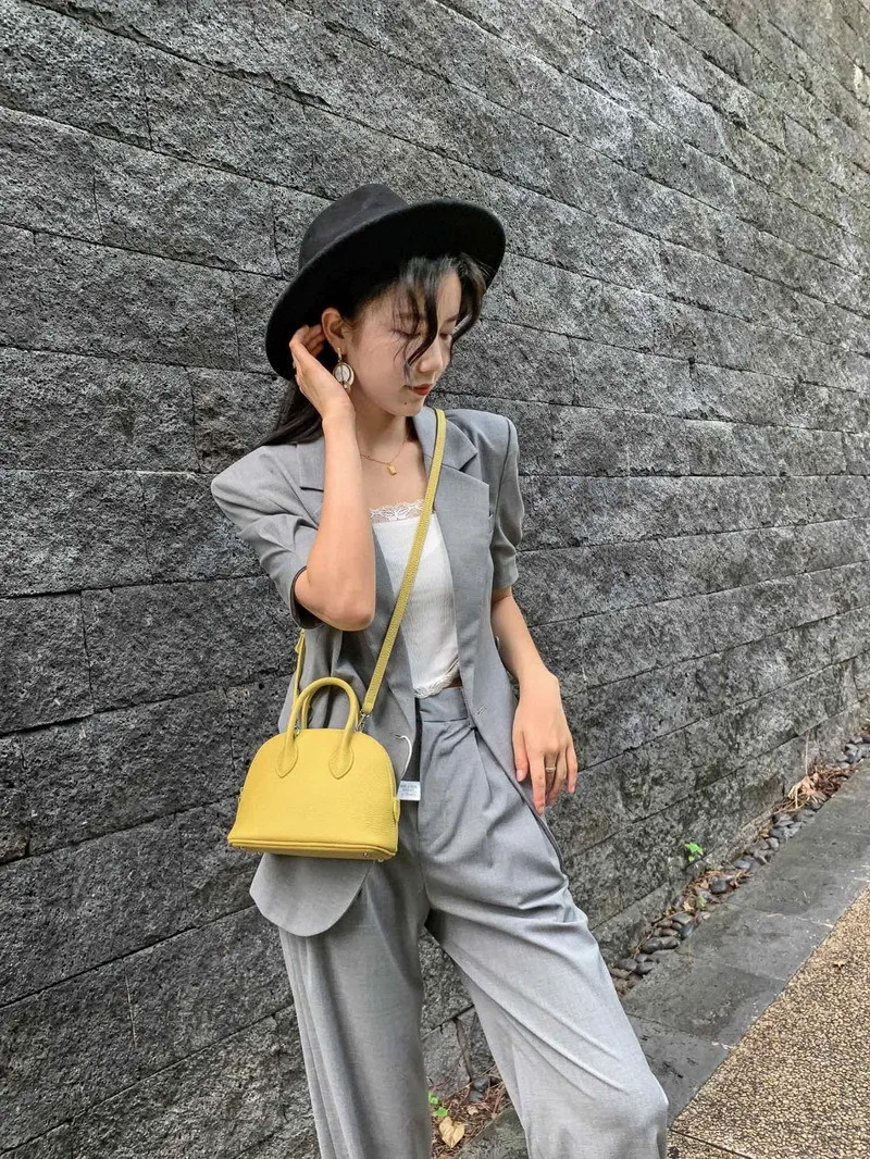 Klassische Damen Handtasche Aus Leder Als Umhängetasche Klein_voghion.com