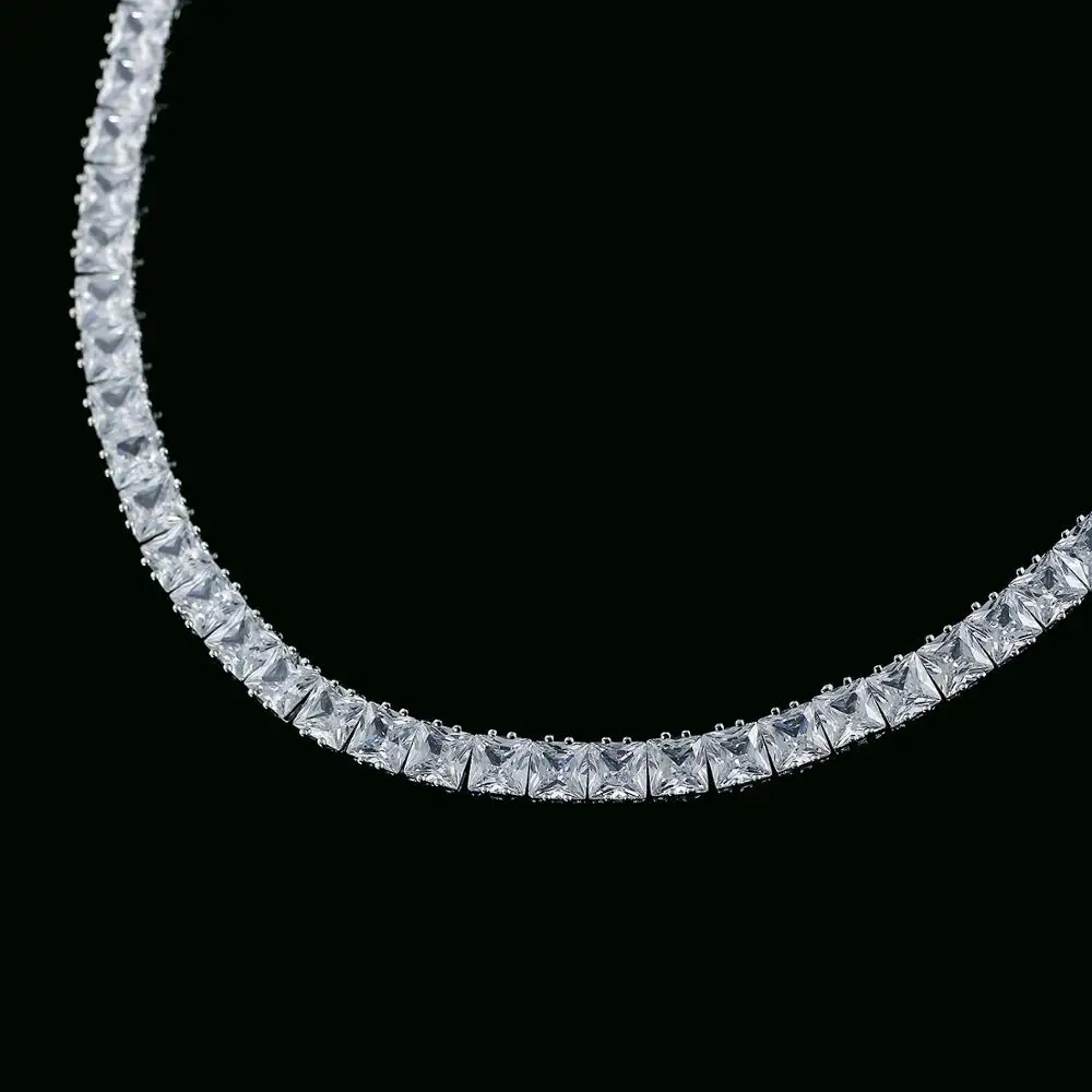 5A CZ Cubic Zirconia Bridal Wedding Necklace Earring Set Jewelry Sets for Women Prom Jewelry Accessories