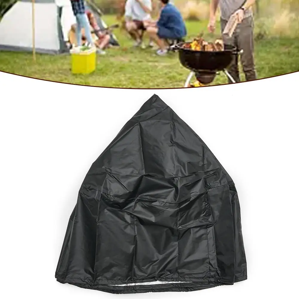 

BBQ Grill Barbeque Cover Anti-Dust Waterproof Heavy Duty Charbroil BBQ Cover Outdoor Rain Protective Round Barbecue Cover