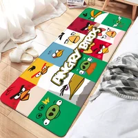 Cartoon Animation-A-Angrys-Birds Entrance Door Mat Washable Non-Slip Living Room Sofa Chairs Area Mat Kitchen Welcome Doormat 2