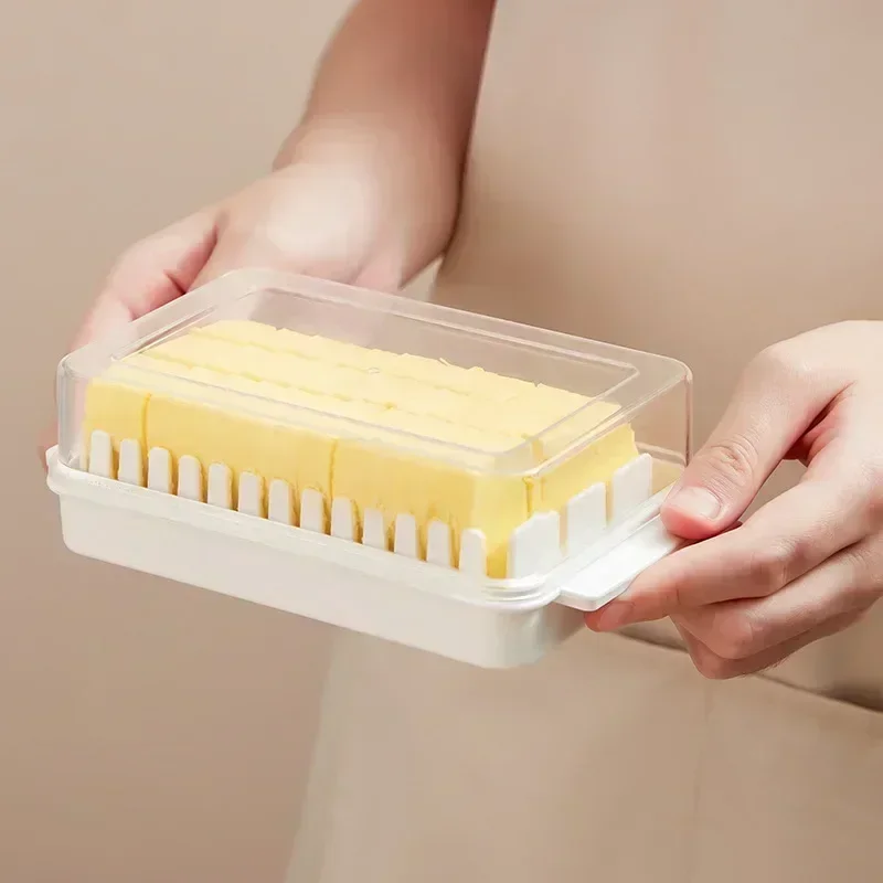 Cheese Baking Storage Storage Fresh Baking Butter Knife Covered Butter Cutter Convenient Cutting Box Refrigerator Cheese