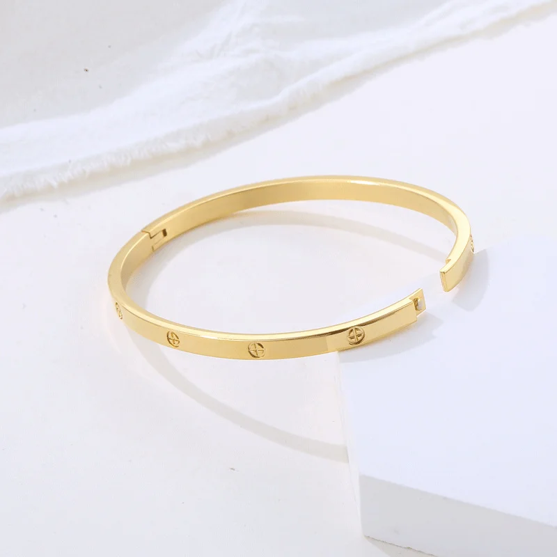 Simplicity Bracelets For Women Stainless Steel Charm Summer 2023 Fashio Jewellery Accessories