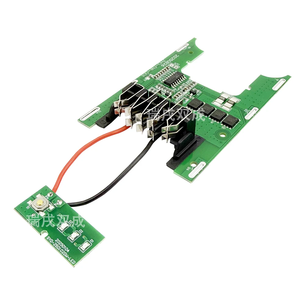 DCB200 리튬 배터리 PCBA BMS 충전 보호 회로 기판(디월트 18V 20V 리튬 이온 배터리 DCB180 제어 마더보드용)
