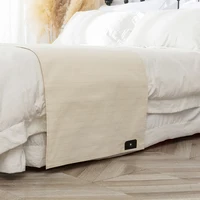 Silver Cotton Conductive Grounding Earthing Bed Sheet, Cable Wire Plug, 4m 2