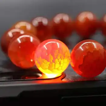 Red Jade Dragon Scale Bracelet 1