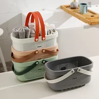 Plastic Storage Baskets with Handles, Shower Caddy Shelf Organizers Basket for Bathroom, Kitchen, Dorm Room basket Bathroom 1