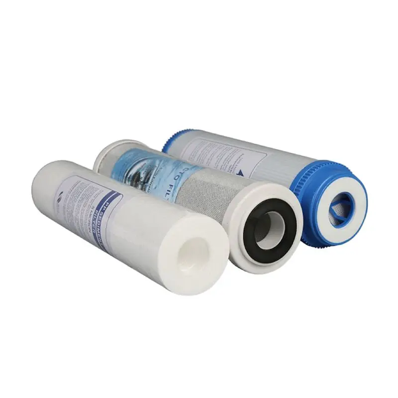 1Set 10inch Filter Cartridge Set PP+UDF+CTO Remove Odor Water Purifier Filter Element Prefiltration Home Garden DIY Supplies