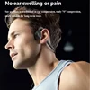 Open Ear Air Conduction Headphones 3.5mm Wired Stereo Not in Ear Music Headset Ultra Light with Microphone for IOS Andriod Phone 3