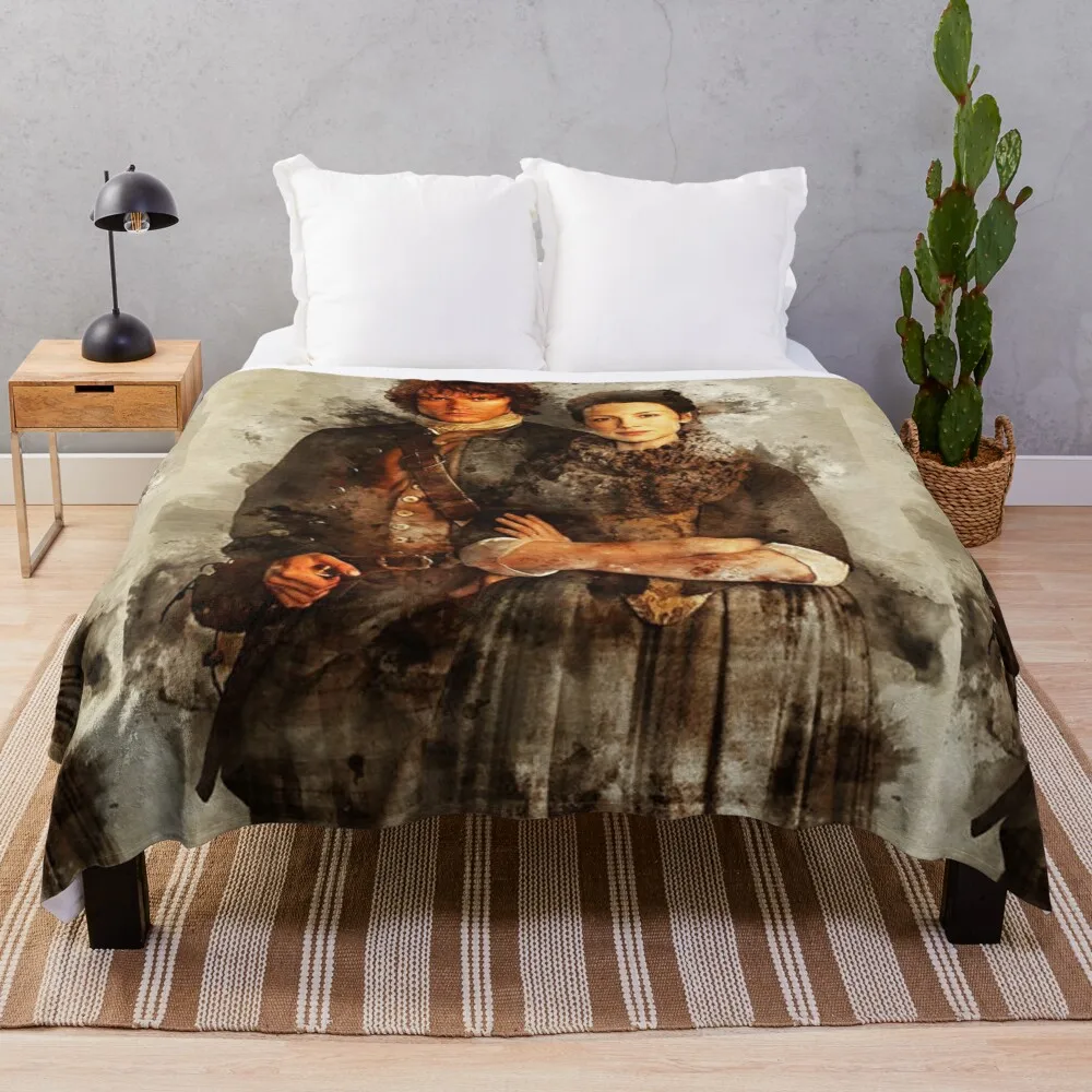 

The Couple Outlander Throw Blanket Blankets Sofas Of Decoration Shaggy Blanket