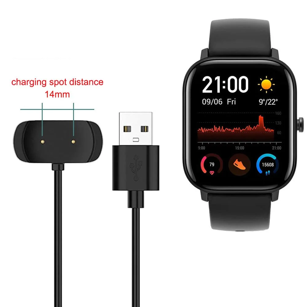 Suporte de Silicone com Carregador para Amazfit Gtr Mini Bip Gtr 2e Gts2 Gts 2e Gts2 Gts4 Mini Pop Pro Bip u T-rex Pro - Image 5