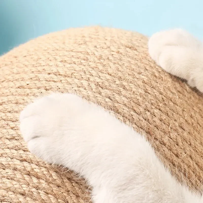 고양이 크래처 공 장난감, 씨잘과 나무, 안정적인 삼각형 고양이, 실내 물건, 튼튼한 긁힘, 멋진 긁힘, 스탠드 스핀