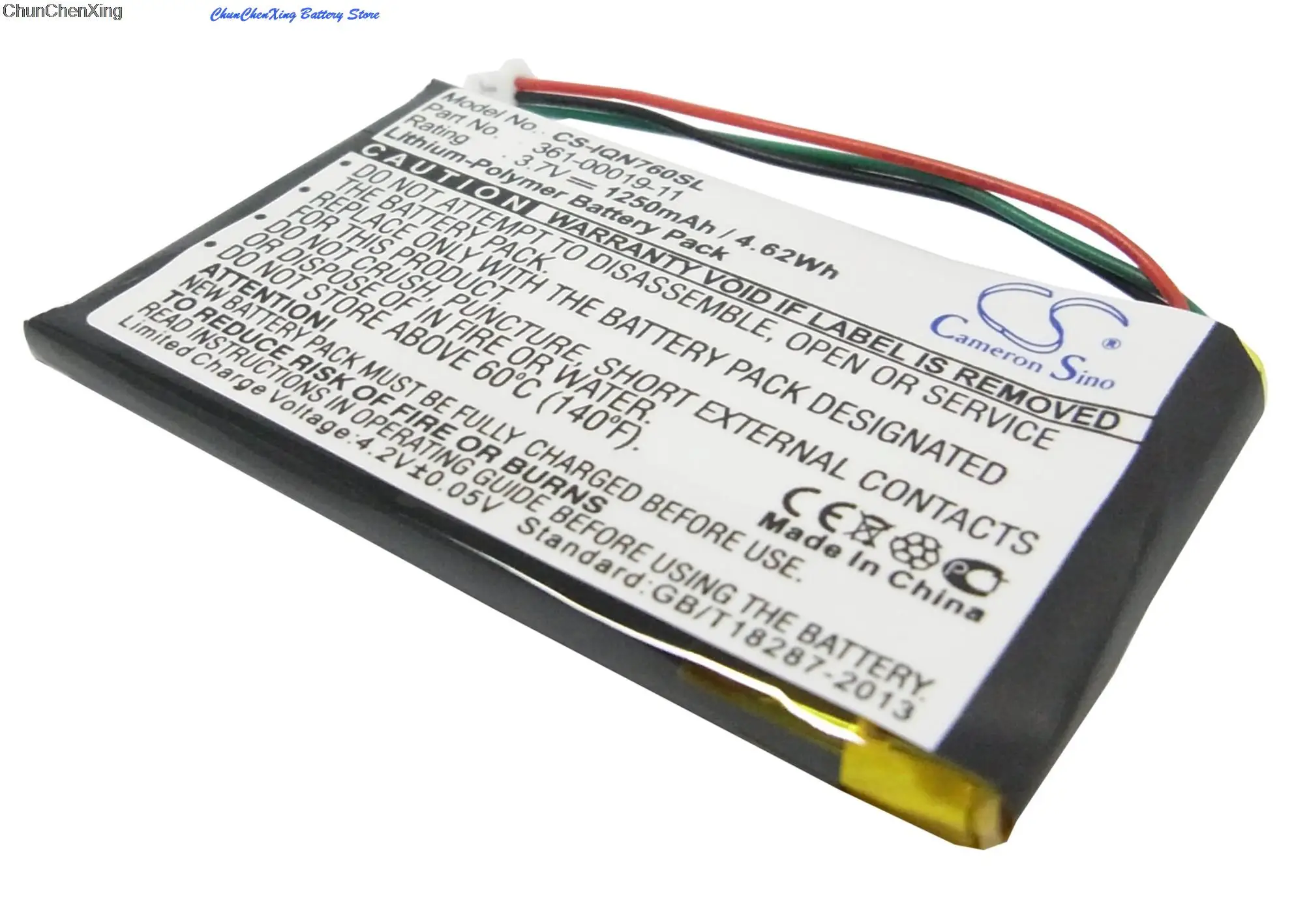 Vintrons 3.7 V Batteria Compatibile Per Garmin 361 &ndash; 00056