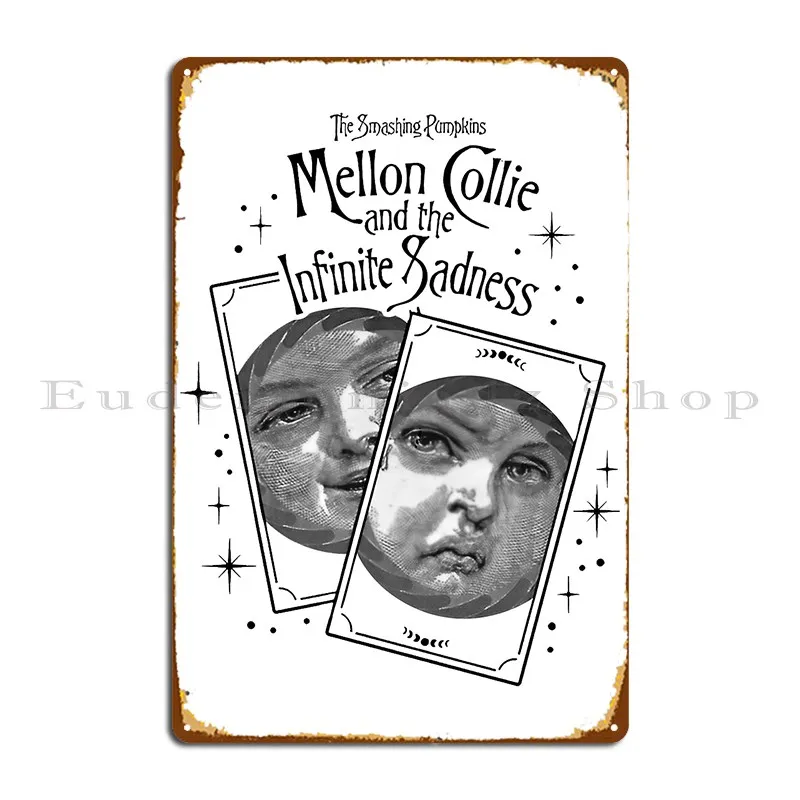 Smashing Pumpkins Mellon Collie And The Infinite Through Metal Platform Poster Personalizzato Wall Decor Tin Sign Poster