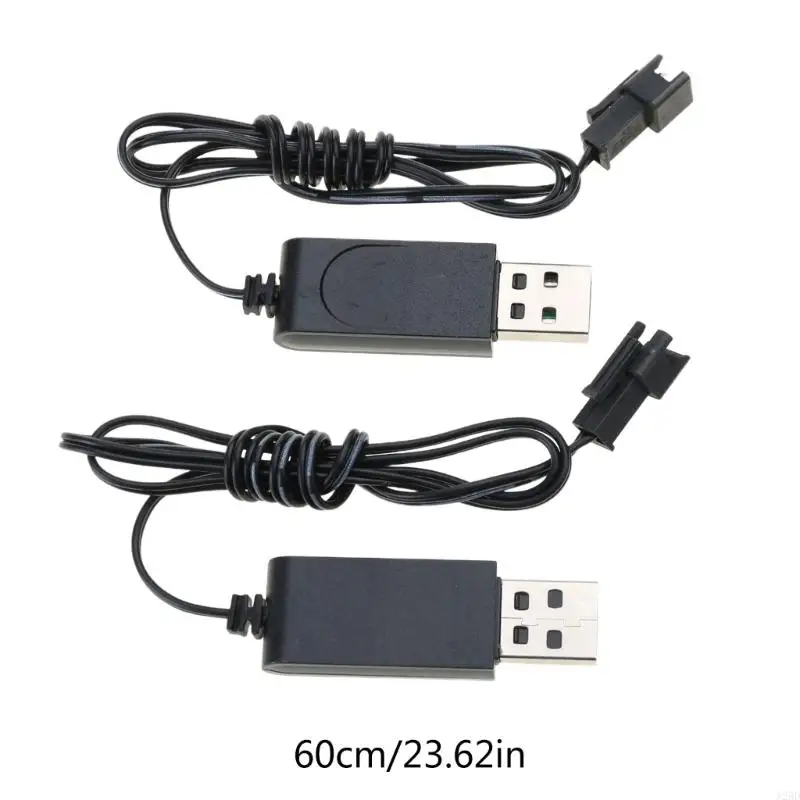 A2BD Portables 3.7V 500mAh USB Charging Cable for 18650 and 14500 Batteries