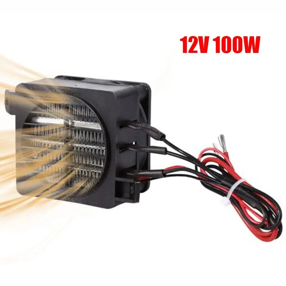 12V 100W Car Air Heater Fan Constant Temperature PTC Electric Heating Element