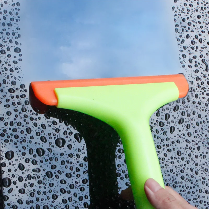 Non-Scratch Silicone Squeegee Car Wrap Tools Water Wiper Drying Blade Soft Window Squeegee Scraper For Windshield Glass Mirror
