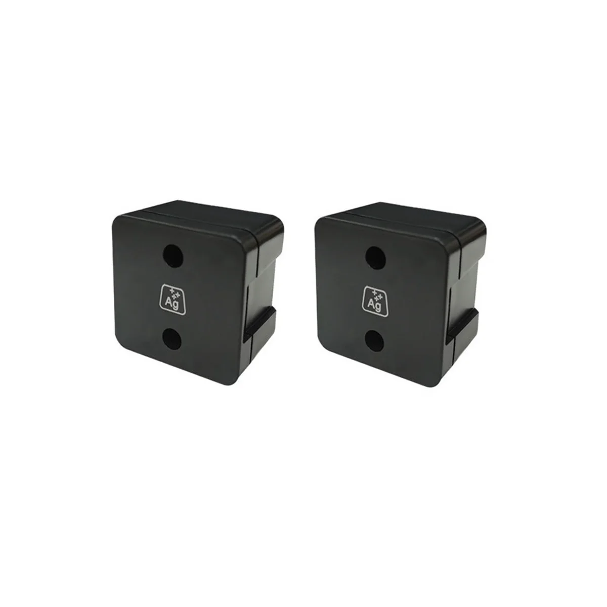 

2 шт. Для ECOVACS Ag + модуль стерилизации, серебряные ионные аксессуары для DEEBOT X1 / T10/TURBO/Mini, черный