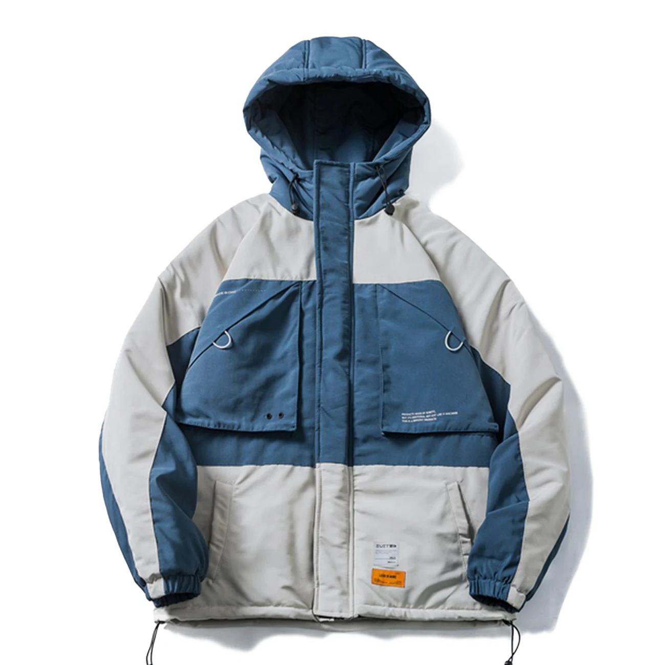 

LACIBLE Pocket Decoration Winter Hoodies Warm Jacket 2023 New Arrival Windproof Outdoor Hiking Coat Men Women Cycling Jacket