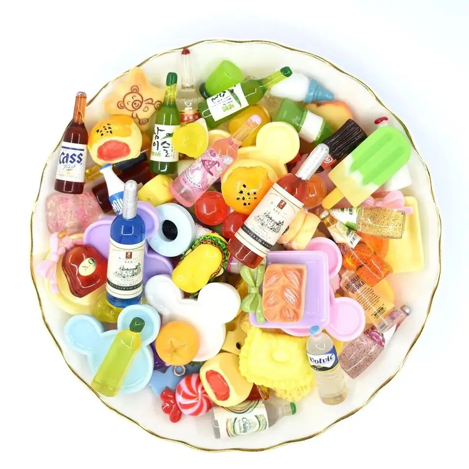 Kitchen Cookware Set Toys 1/12 Montessori Dollhouse Miniature Furniture Food Accessories Reindeer Mystery Box For Christmas Gift doll house toys dollhouse furniture set