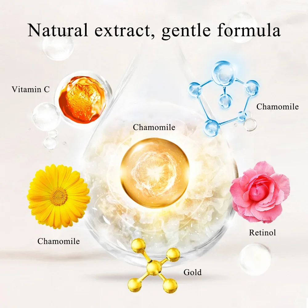 BREYLEE Siero Viso al Retinolo con Vitamina C, Essenza Illuminante, Acido Ialuronico Idratante, Crema Anti-Età Rassodante per la Cura della Pelle 17ml - immagine 2