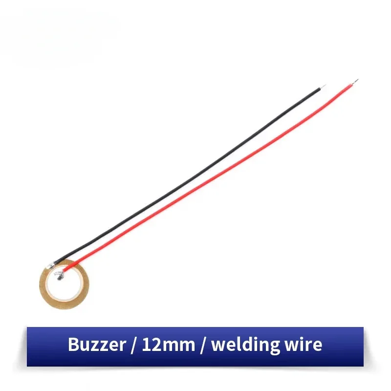 Multi-Pack Piezoelectric Ceramic Buzzer Elements with Wire