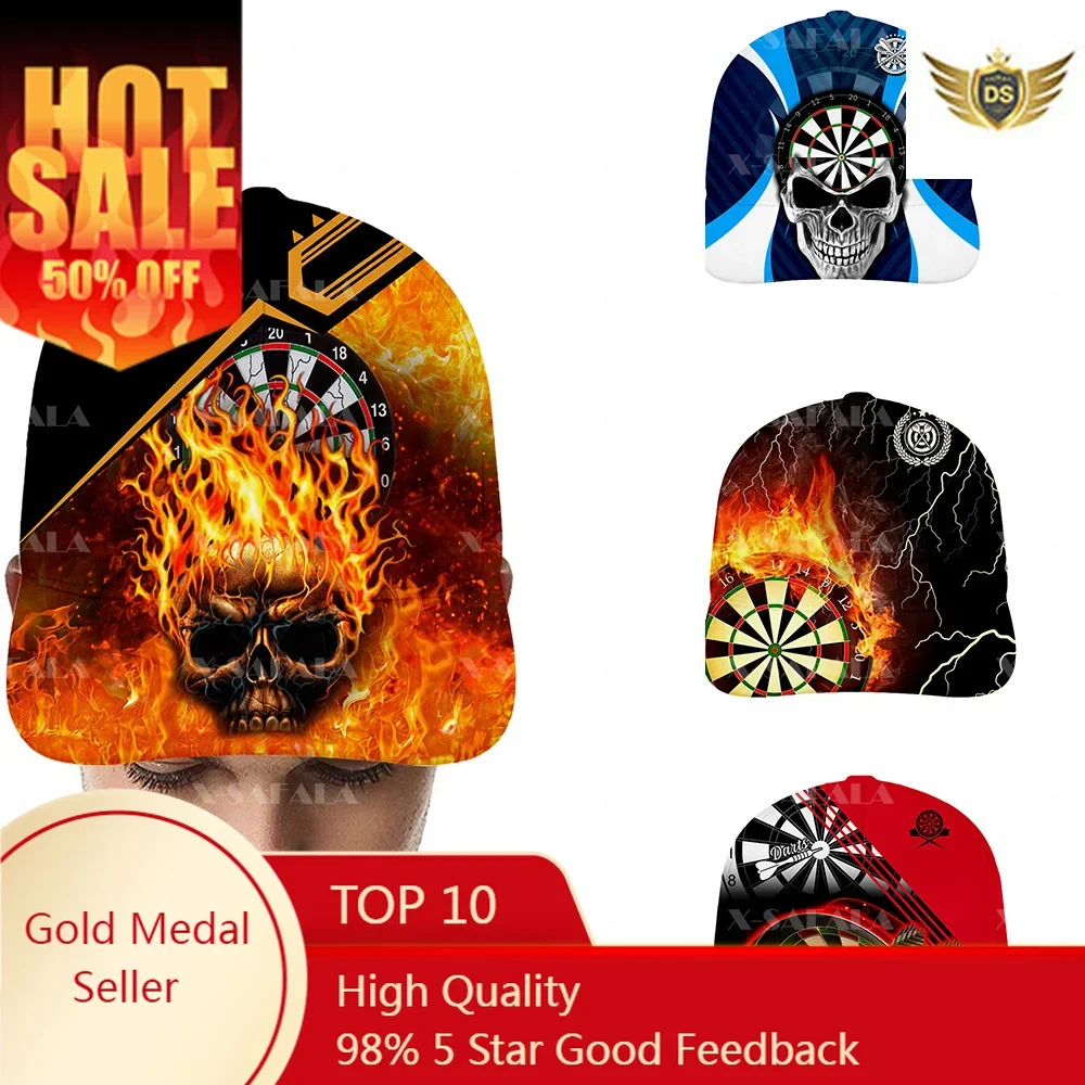 

Sport Club Darts Player Baseball Cap 3D Printed Snapback Hat Men Women Adult Sports Headwear Outdoor Sports Sun Visor-1