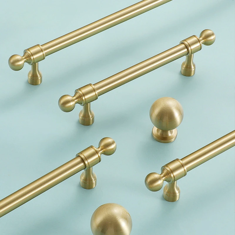 1pcs Gold Cabinet Handles Desk Drawer Pull Furniture Door Knob for Drawer Knob Furniture Hardware Kitchen Accessories