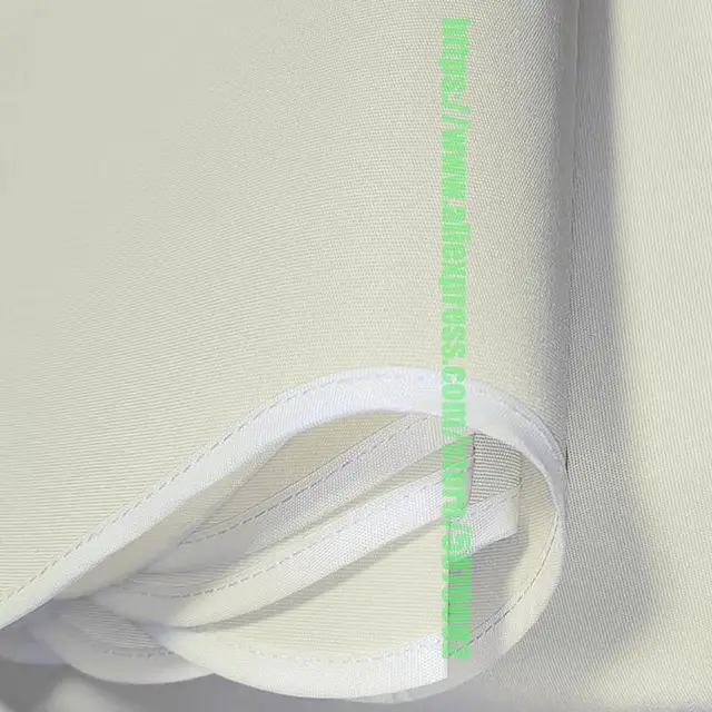 Krém Színű Csíkok Teleszkópos Lombkorona Csereanyag Poli Szövet Kültéri Napellenző Vízálló Anyagbolt Szalaghirdetés Uv Blokk - Image 4