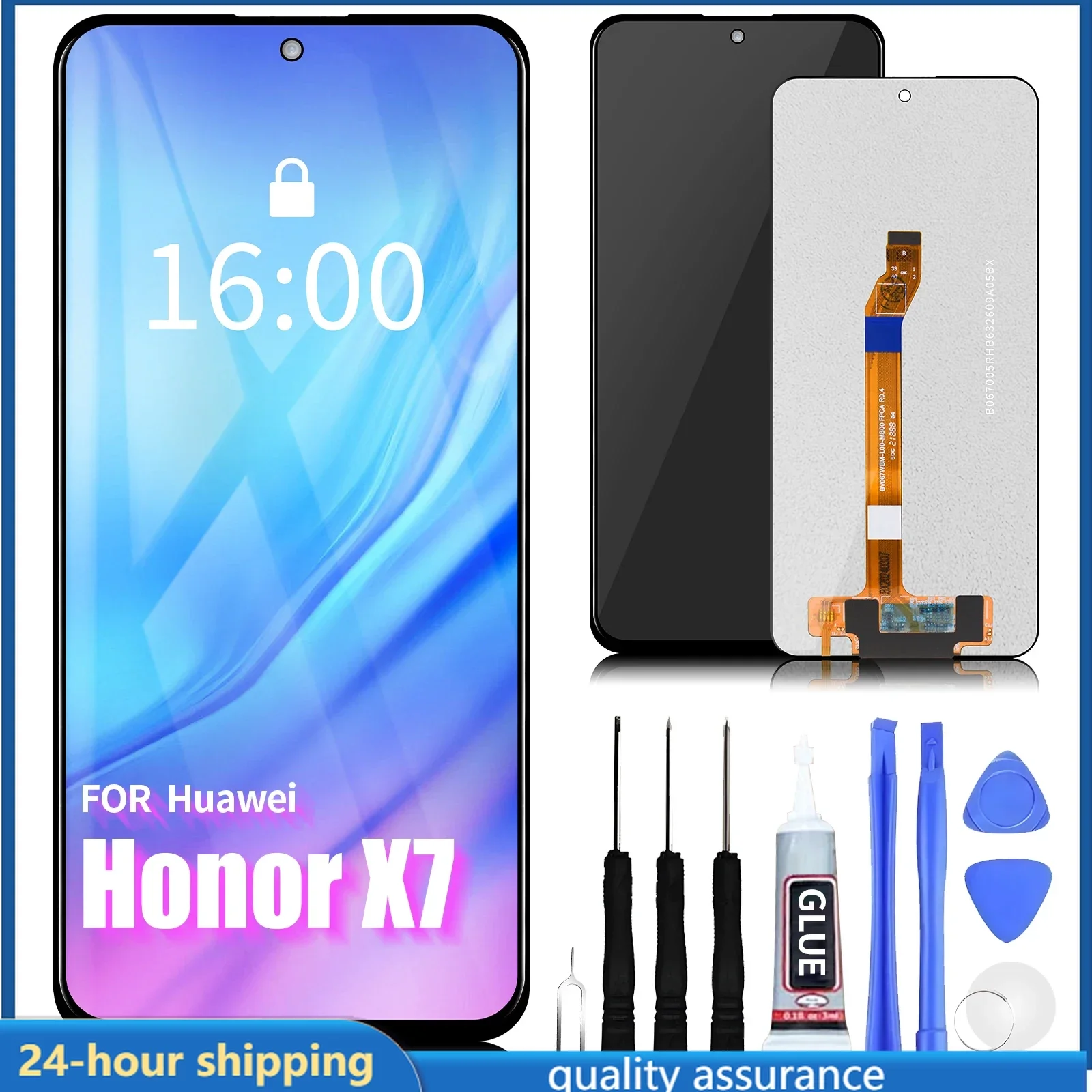 

ЖК-дисплей 6,7 дюйма для Huawei Honor X7, сенсорный экран, дигитайзер в сборе для Honor X7, CMA-LX2 CMA-LX1, запасные части для ЖК-дисплея