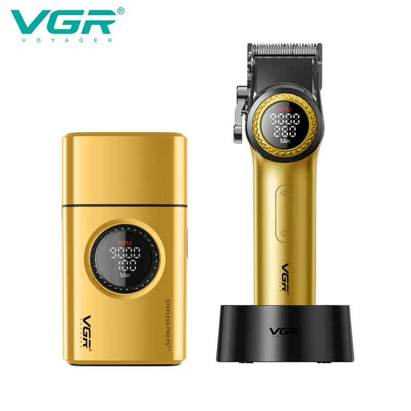 VGR المقص قص الشعر مجموعة عالية الجودة آلة قطع الش...