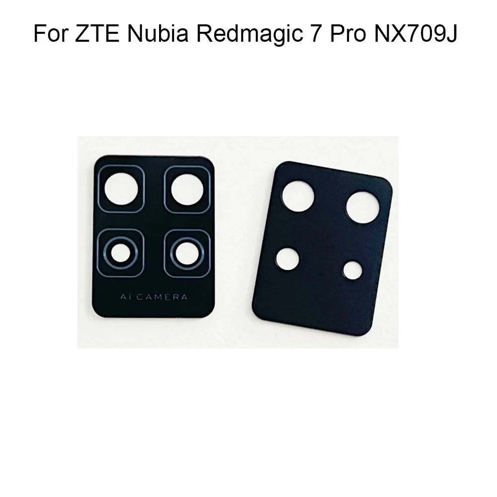 

Tested New For ZTE Nubia Redmagic 7 Pro NX709J Rear Back Camera Glass Lens For Nubia Red magic 7 Pro Spare Parts Replacement