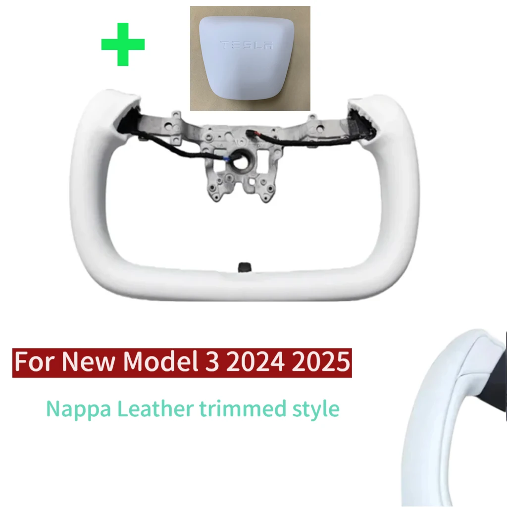 モデル3 ハイランド 2024 2025用ヨークステアリングホイールハンドル