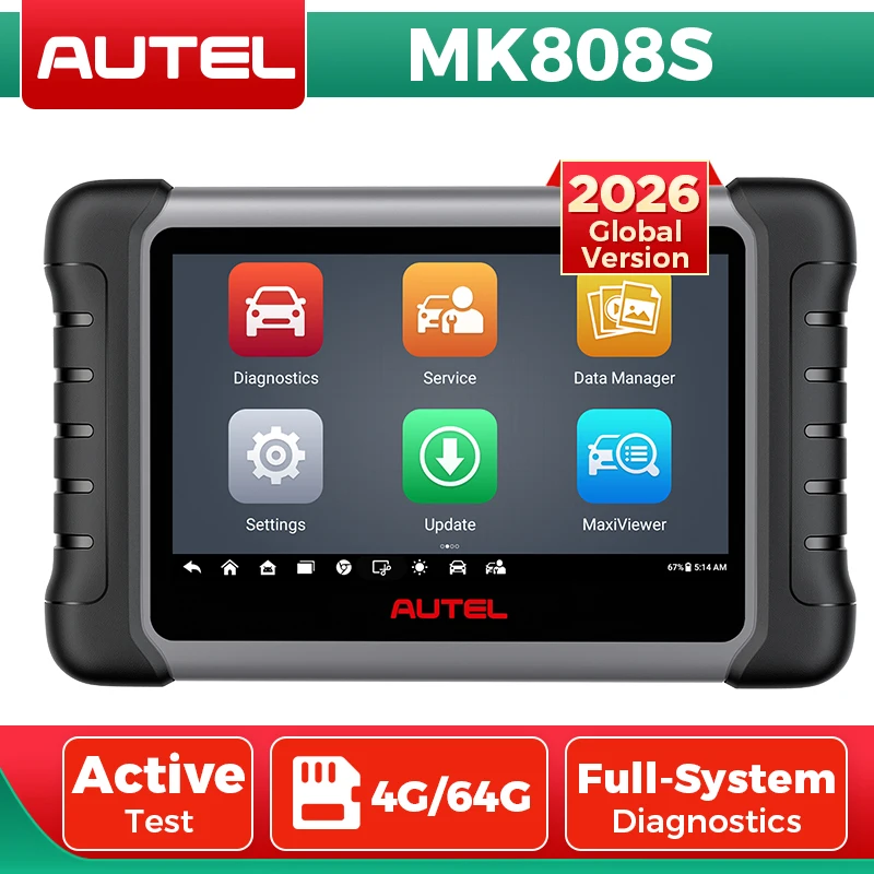 Autel MaxiCOM MK808S Car Diagnostic Tool OBD2 Scanner Bi-directional Control Diagnosis Automotive Tools TPMS Code Reader