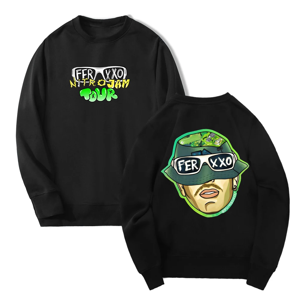 

Feid Ferxxo Merch Nitro Jam Tour 2024 Unisex Crewneck Long Sleeve Streetwear Women Men Sweatshirt Fashion Clothes