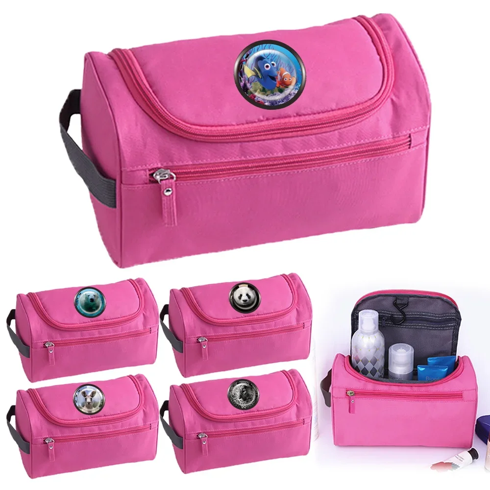 makeup bag woman toilet bag hanging waterproof cosmetic bags white picture priting series bathroom wash cosmetic organizer bags Makeup Bag Woman Toilet Bag Hanging Waterproof Cosmetic Bags Window Priting Series Bathroom Wash Cosmetic Organizer Bags