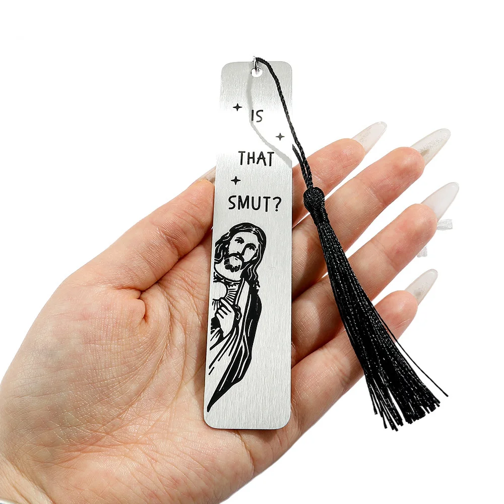 1pcs Jesus Retro Bookmark Metal Bookmarks Aesthetic Stationery Student School Supplies Book Lover Gifts Beautiful Blessings