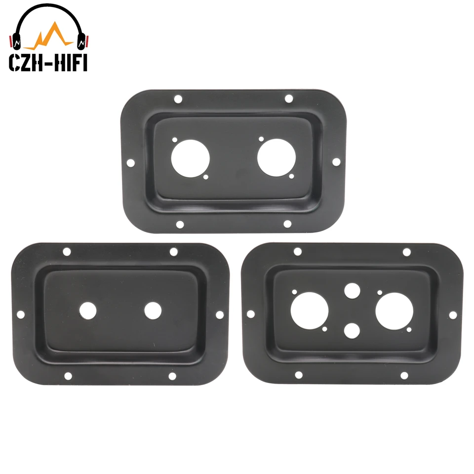 Connettore Speakon Xlr 2 Piastre Jack Per Altoparlanti In Metallo Nero - Connettori Panel Mount Per Speakon O XLR Yamaha XJ6 Accessori