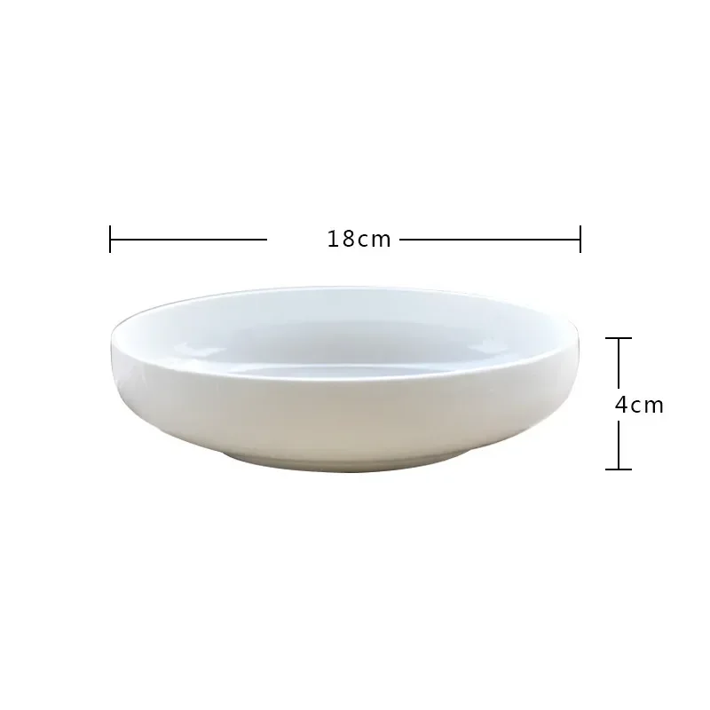 High Quality White Bone Porcelain Appetizer Dessert Salad Bread Butter Side Dinner Plate Creative Ceramic Dish