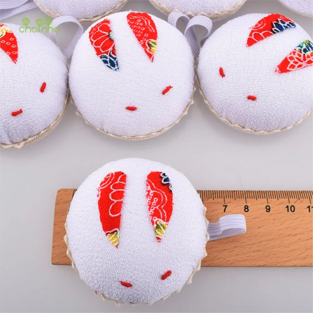 Chainho,Pin Cushion With Elastic Band,Wear On The Wrist,DIY Sewing & Quilting Accessory,Needlework Tools,1 Piece,Diameter:6CM